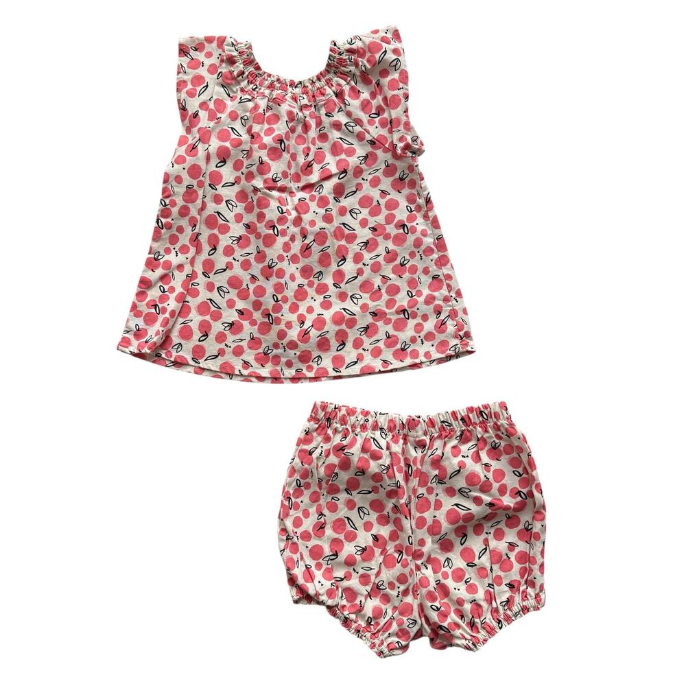 Tea Collection Greece Ruffle Neck Set Size 4T - Picture 4 of 5
